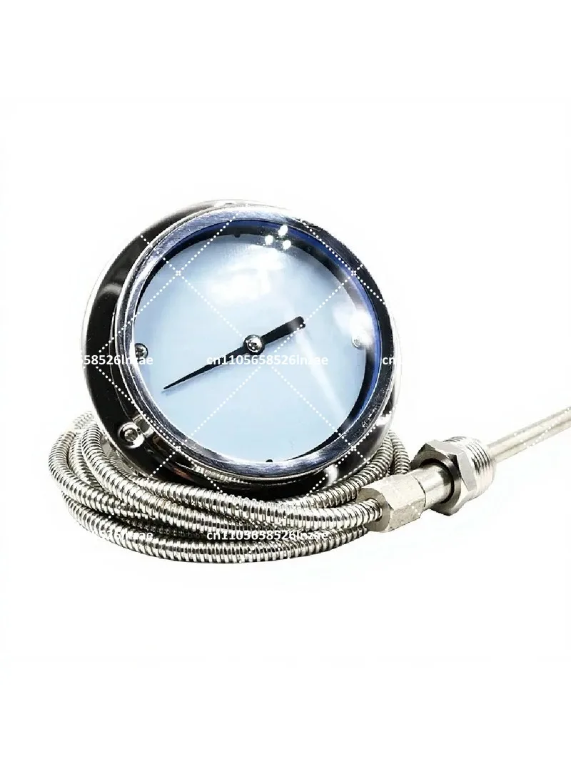 304 Stainless Steel Pressure Thermometer Remote Transmission High Precision Gauge