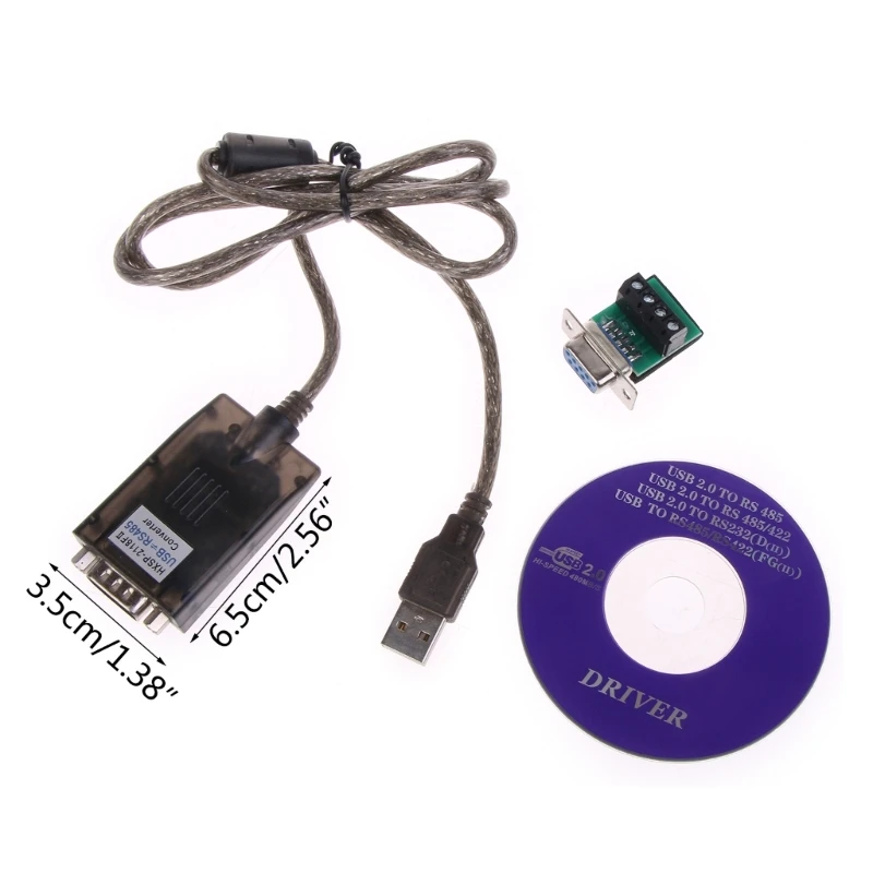 PL2303 USB aislado a convertidor adaptador RS485 puerto serie RS485 DB9 COM