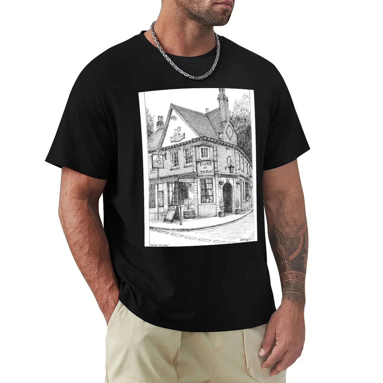 

Duke of York Chiswick London T-Shirt plain summer top anime t shirts vintage anime shirt oversized t shirt men