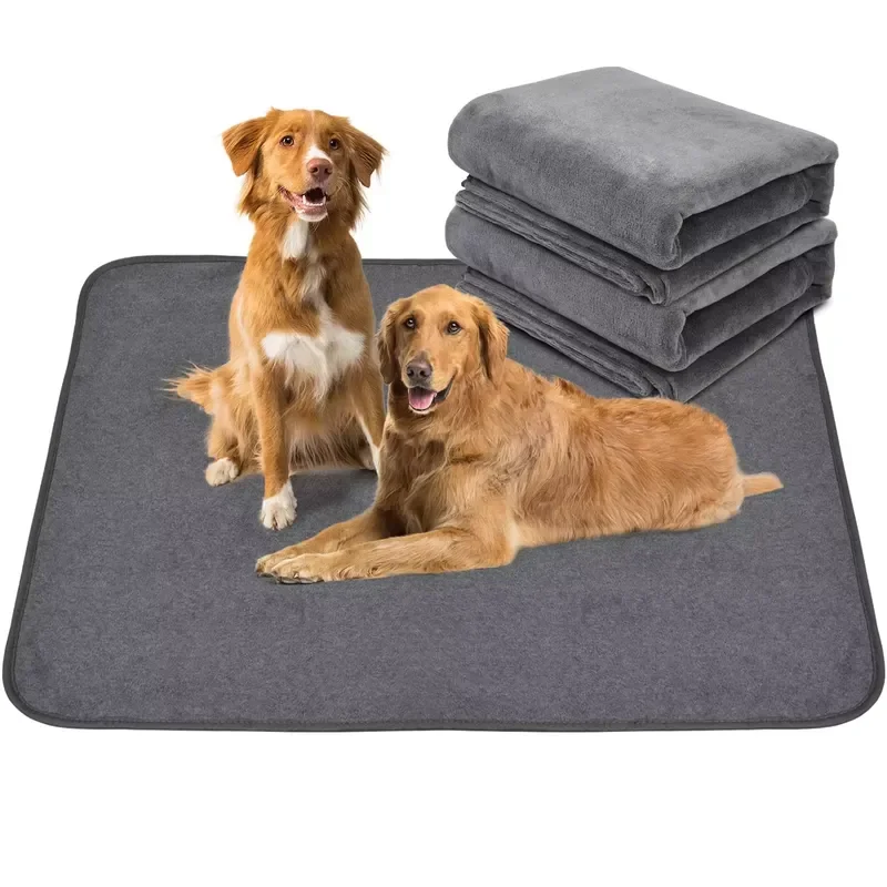 Reusable Washable Dog Urine Pad Absorbent Pet Training Mat for Puppy Cat Car Seat Sofa Floor Protection Non Slip Carpet