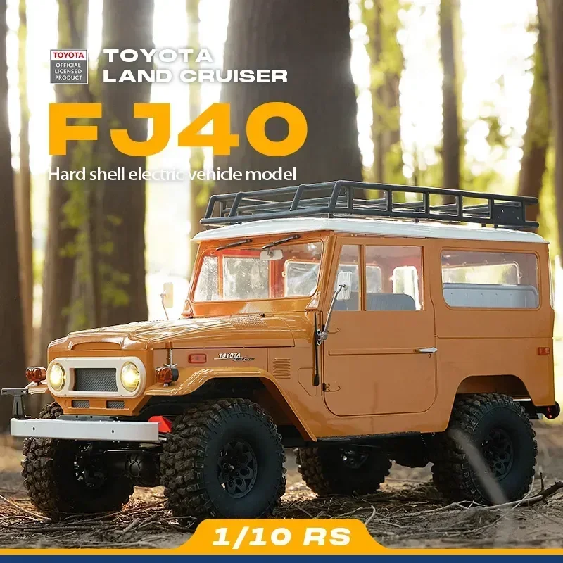 Fms 1/10 Fj40 wspinaczka terenowa 4wd Rc pilot elektryczny Model symulacyjny zabawka dla dorosłych prezent Rtr