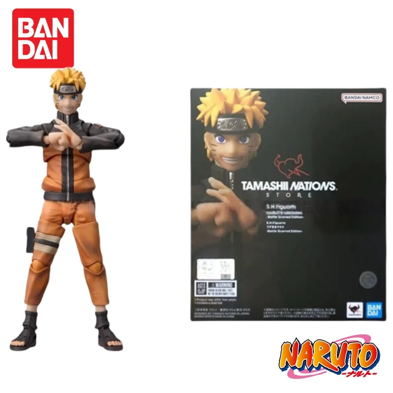 

In Stock 100% Original Bandai Tamashii Web Exclusive Shf Shippuden Uzumaki Naruto Battle Damage Edition Movable Action Figure