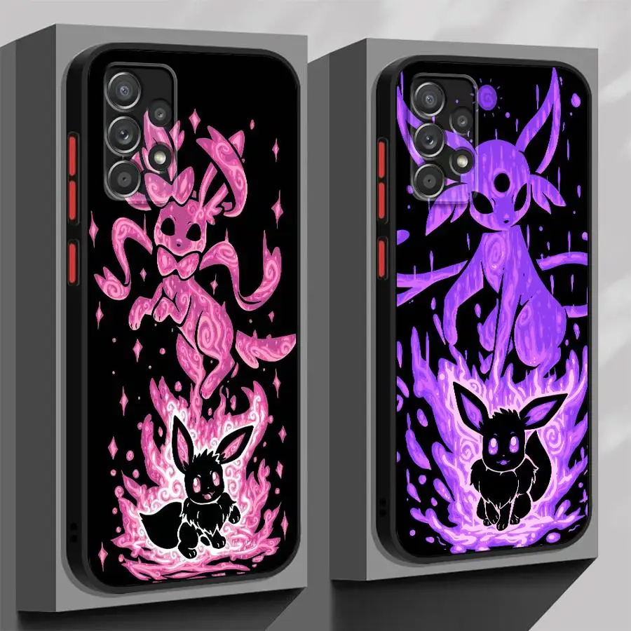 Case for Samsung Galaxy A55 5G A52 A54 A53 A51 A25 A24 A23 A35 A34 A33 A32 A16 A15 A14 Phone Cover Pokemons Cartoon - náhled 3