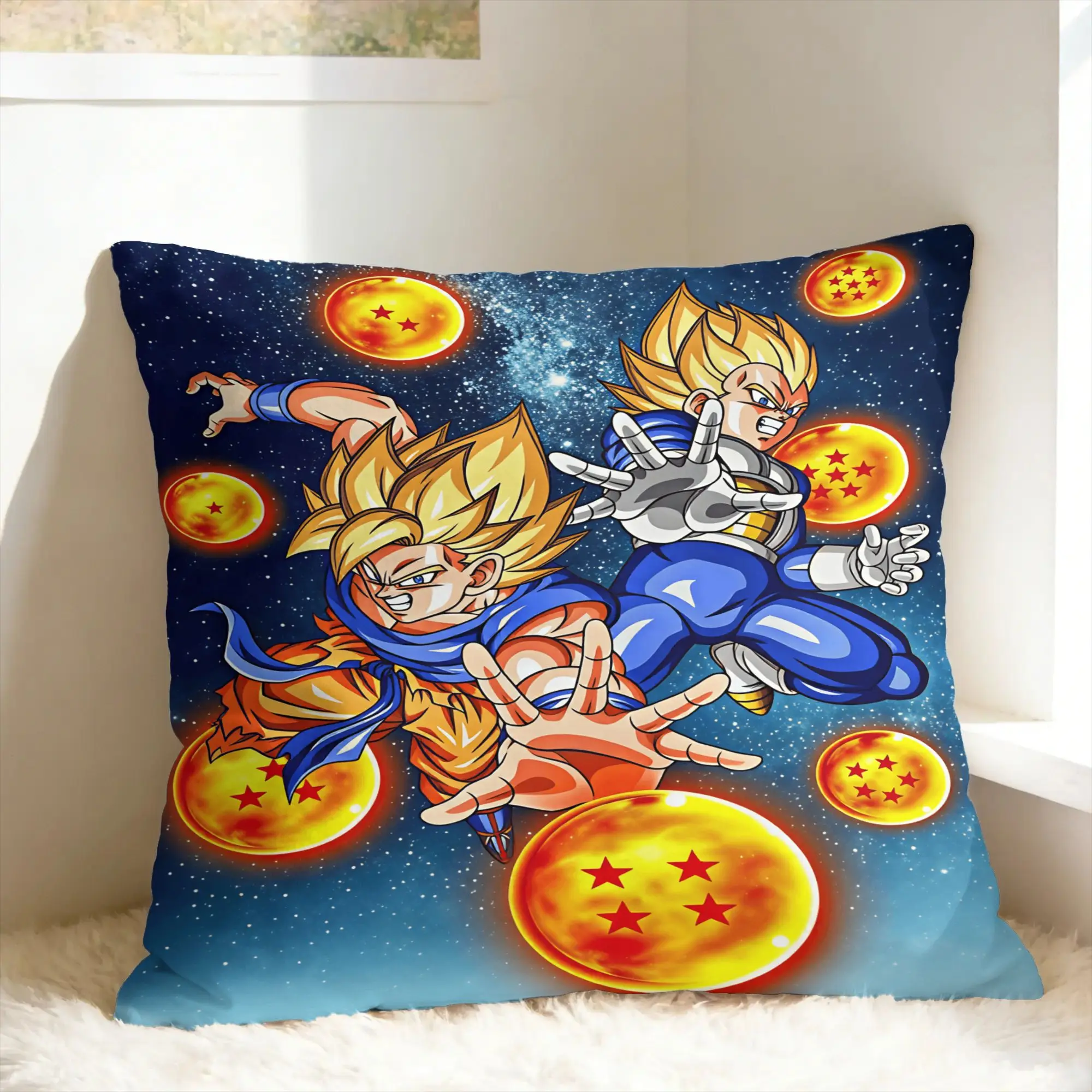 D-Dragon Anime Pillow Cover  Custom Cushion Cover Funny Pillow Case For Sofa Bedroom Home Decor