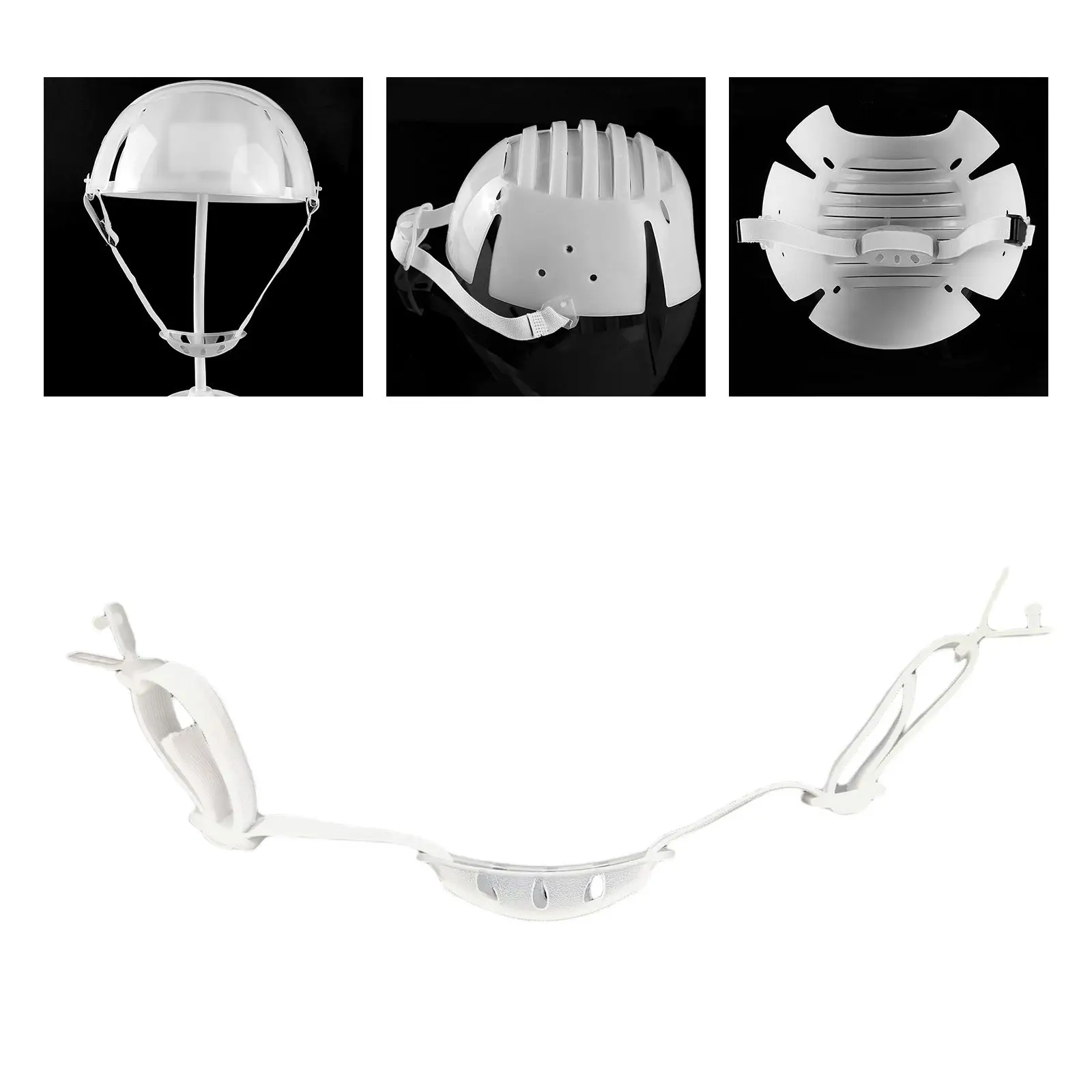 Chin Strap Adjustable Polyester Replacement Helmet Accessory for Construction Hard Hat and Cycling