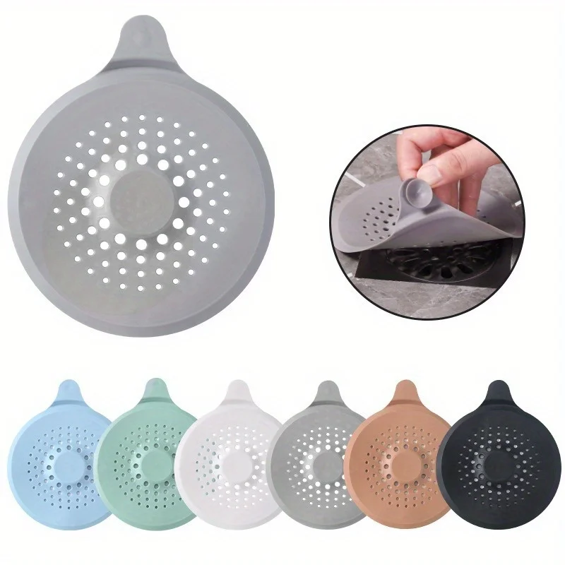 Versatile Hair Catcher for Clog-Free Drains, Easy Clean & Durable Kitchen Bathroom Strainer