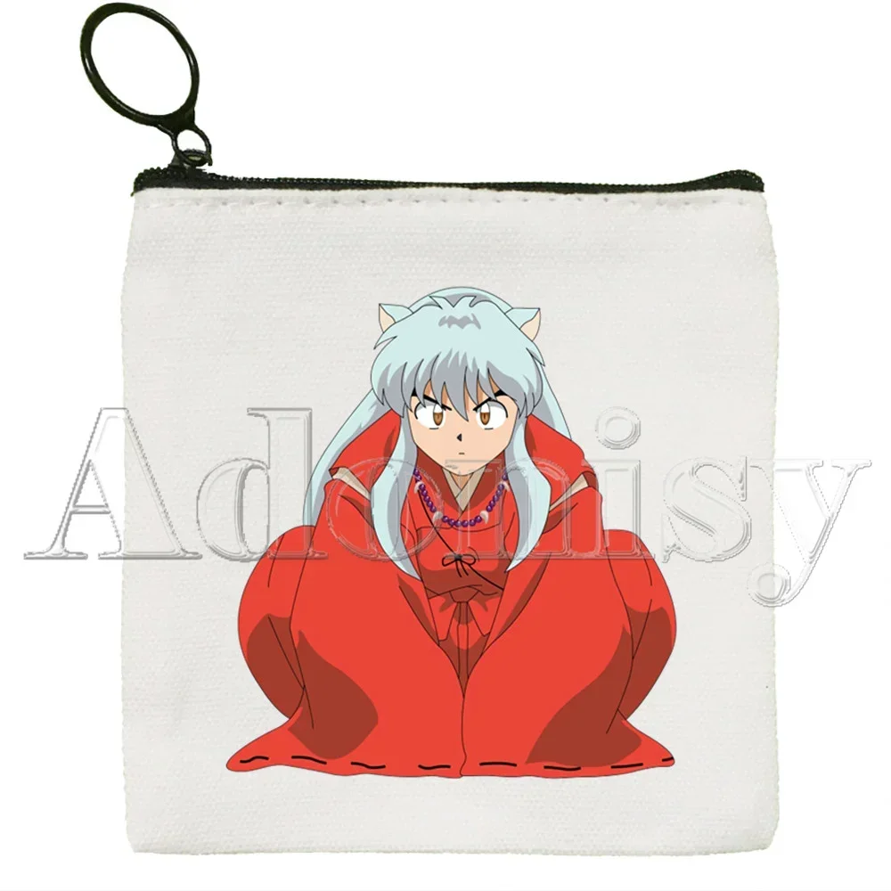 Inuyasha New Women's Bag Pure White Bag Handmade Cloth  Coin Purse Whiteboard  Bag Handbag