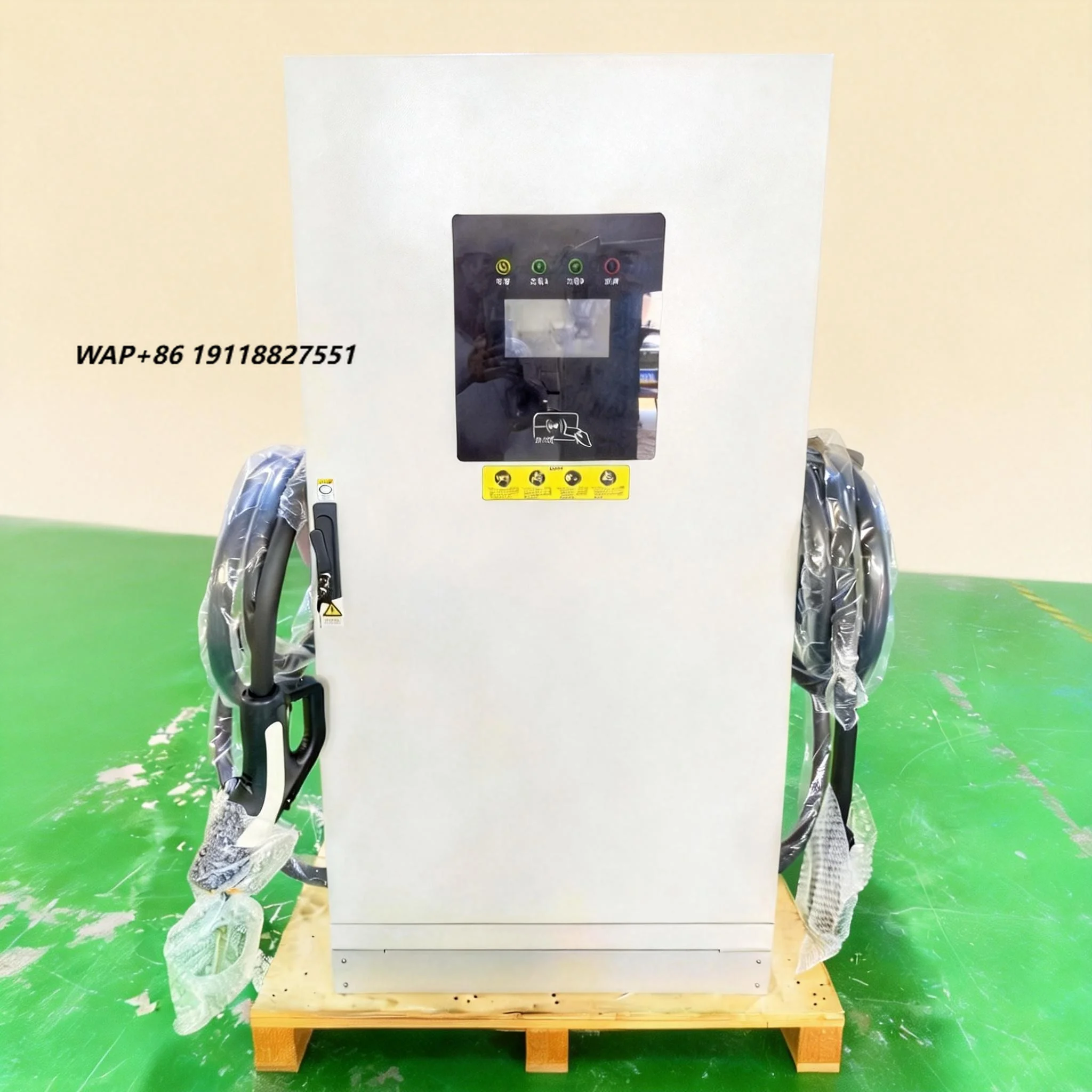 OEM New 60-120kW DC EV Charging Station Floor Stand Portable Outdoor Public Use IP54 Protection CS1/CCS2/CHAdeMO/GB/T Interfaces