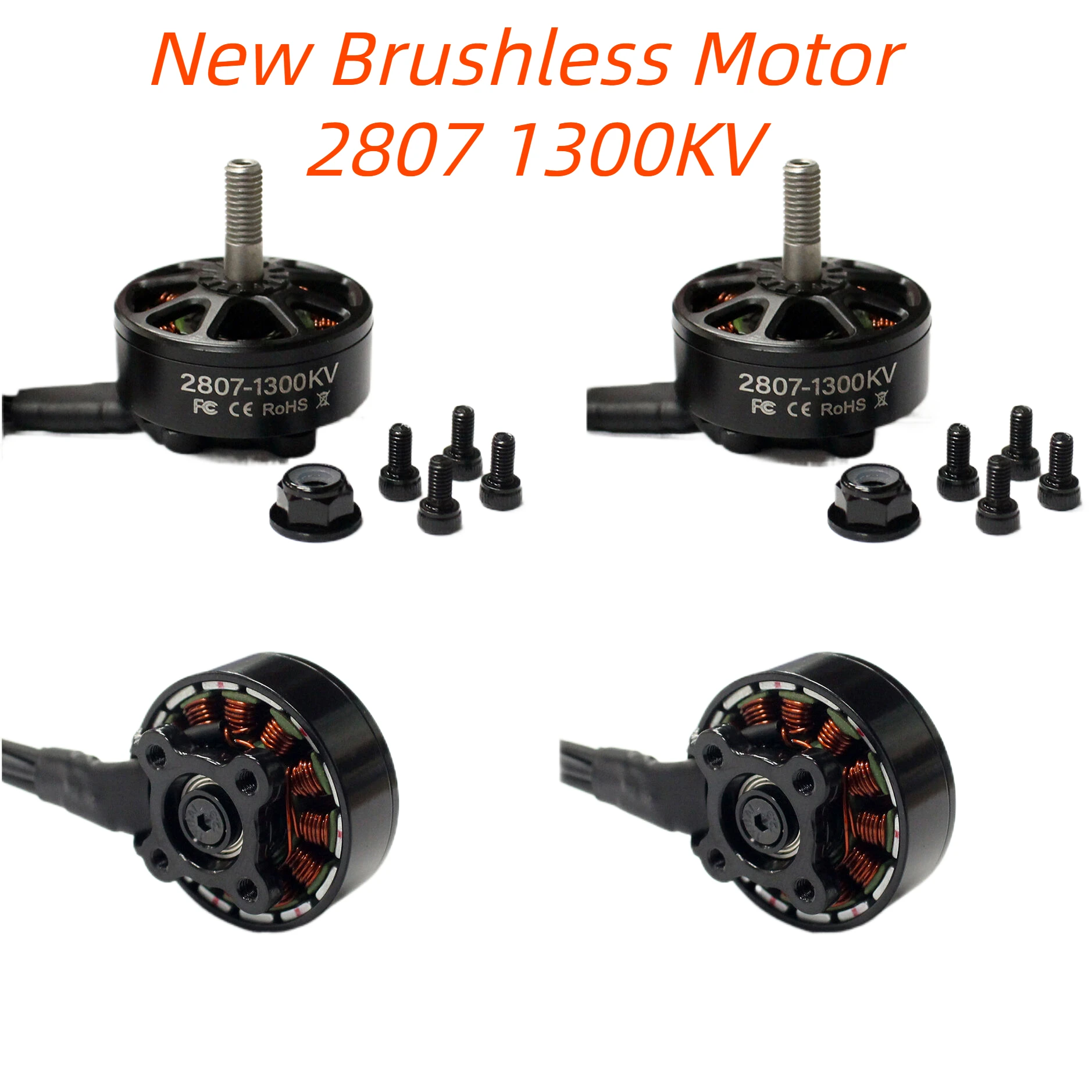 DIY Parts X2807 1300KV 1500KV 1700KV Brushless Motor 2807 1300kv Motor For Mark4 FPV Freestyle 7inch Long Range Lr7 Drones Parts