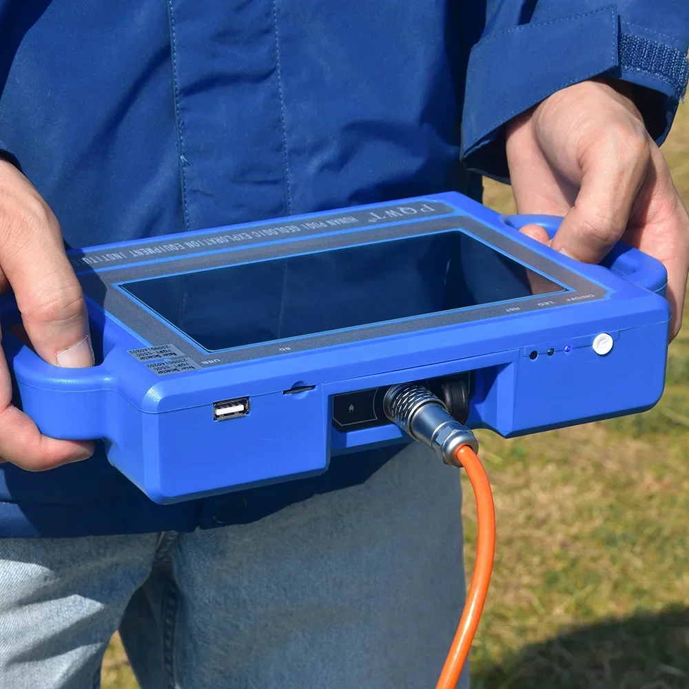 

PQWT S300 Professional Geophysical Water Survey Equipment 300m under Ground Borehole Water Detector for Water Resource