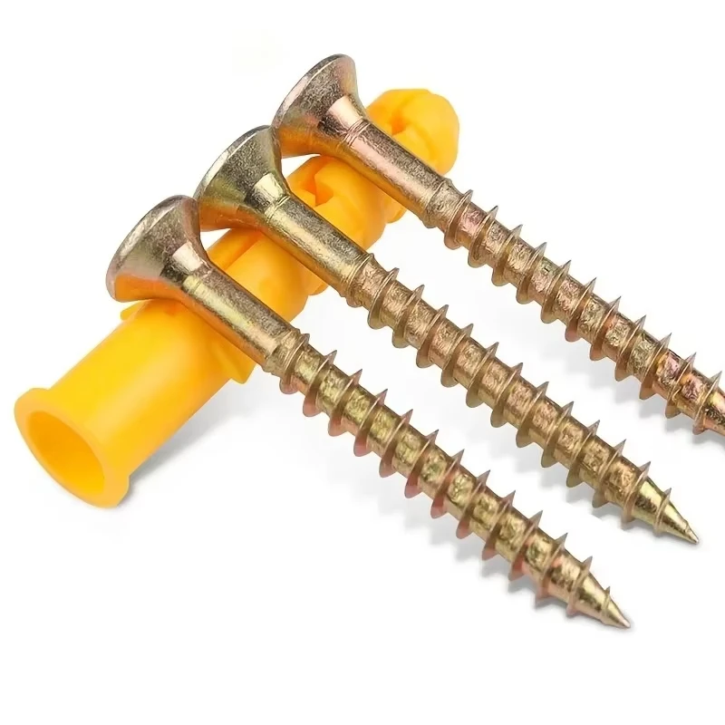 乾式壁用アンカー＆ネジ詰め合わせキット - M6＆M8亜鉛メッキネジ