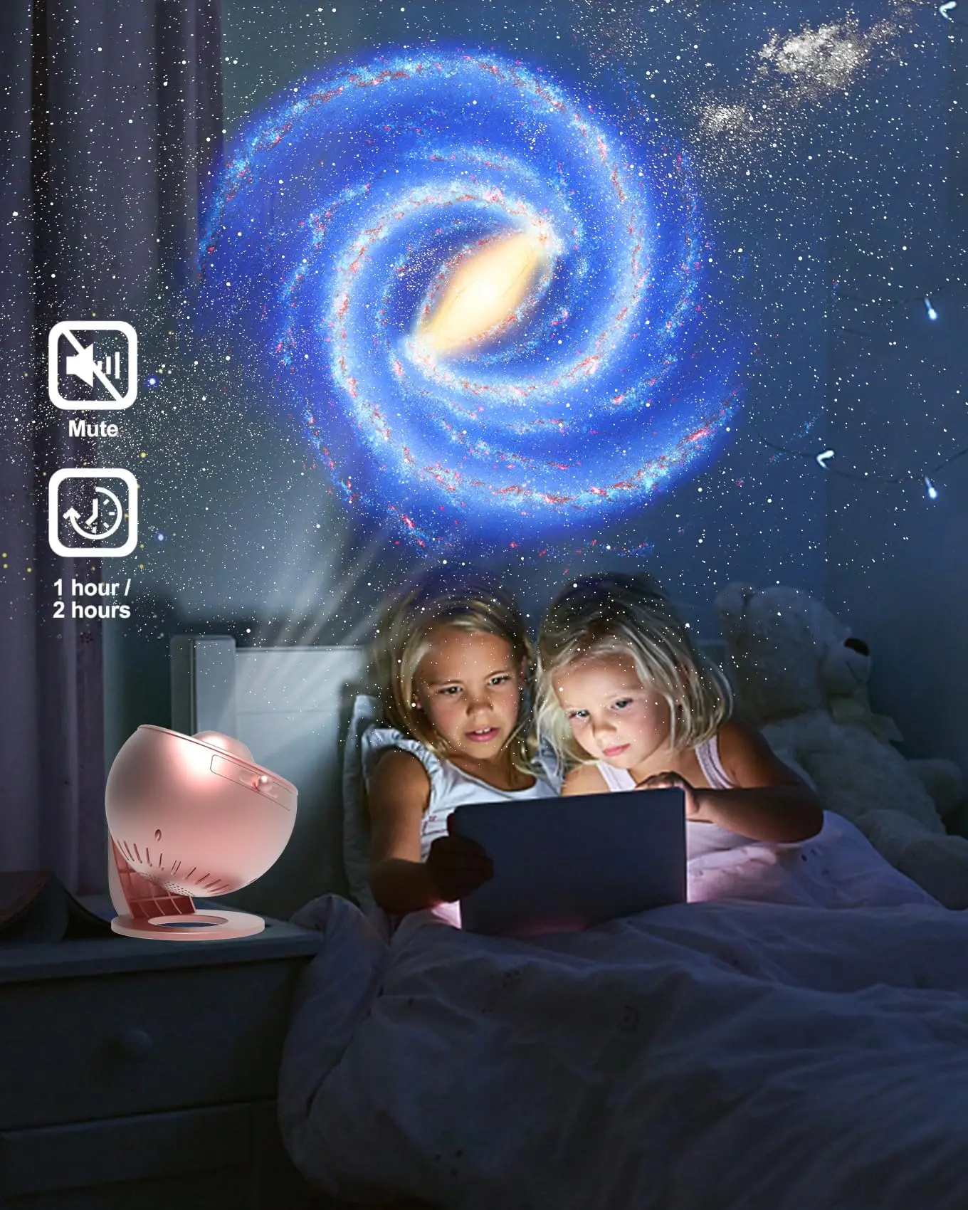 Night Light 13 in 1 Planetarium Galaxy Projector Star Projector 360° Rotating Nebula for Bedroom Decor for Ceiling Room Decorat