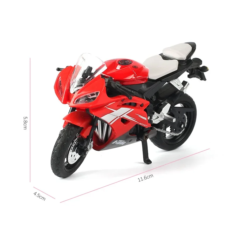 1:18 Yamaha Ducati Motorcycle Simulation Portable Alloy Diecast Mini Racing Toys Model Decorative For Kids Collection Gifts