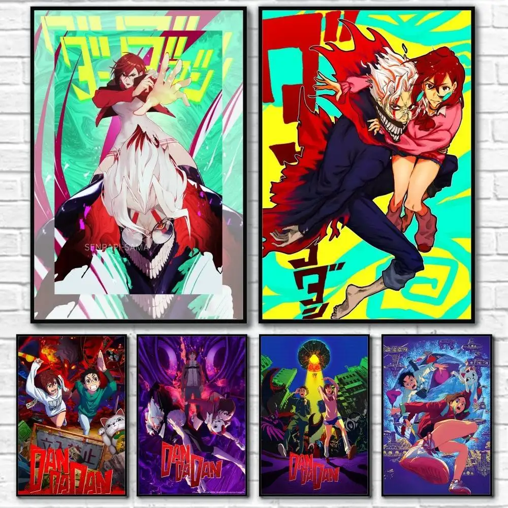 أنيمي D-DanDadan ملصق مقاوم للماء ورقة طباعة غرفة ملصقات ديكور لتزيين الغرف الفن جدار الديكور غرفة نوم غرفة المعيشة #1