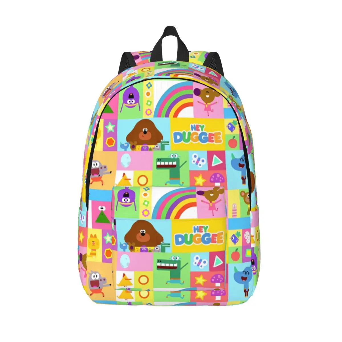 กระเป๋าเป้สะพายหลัง Amin H-Hey D-Duggees สำหรับผู้ชายผู้หญิง กระเป๋าเป้ลำลองสำหรับนักเรียน นักธุรกิจ ใส่แล็ปท็อป ผ้าแคนวาส สำหรับเล่นกีฬา