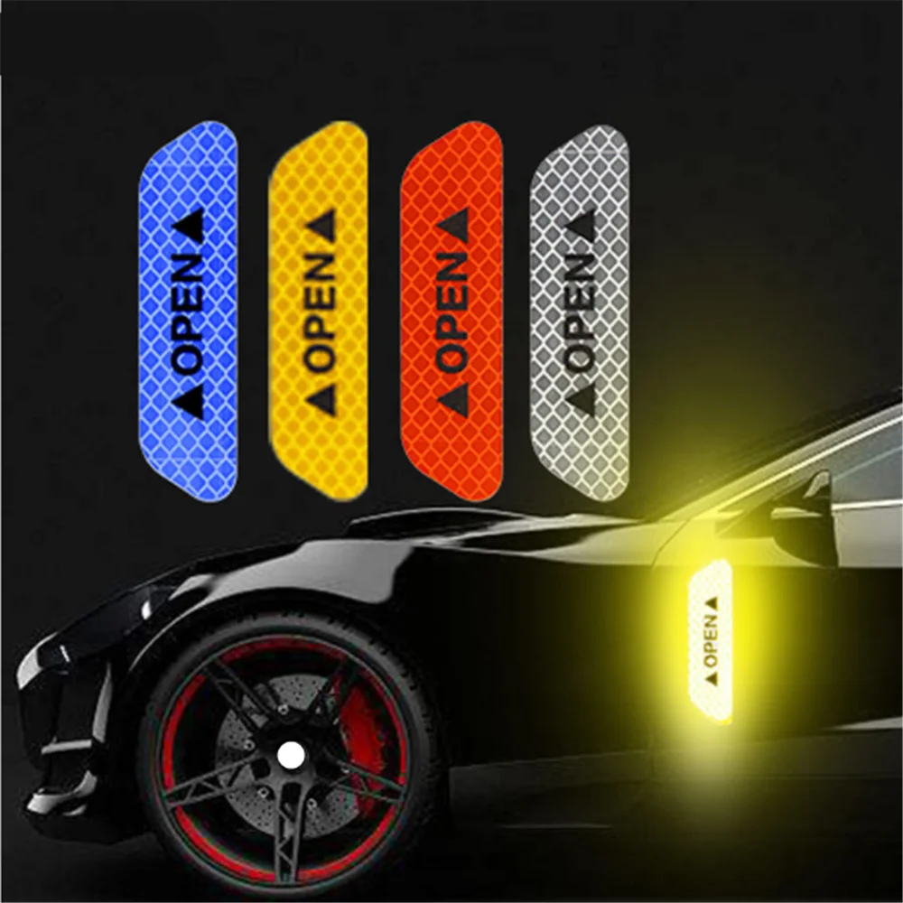 Car door reflective strip sticker for Chevrolet Traverse Tahoe Equinox Impala Chaparral Blazer