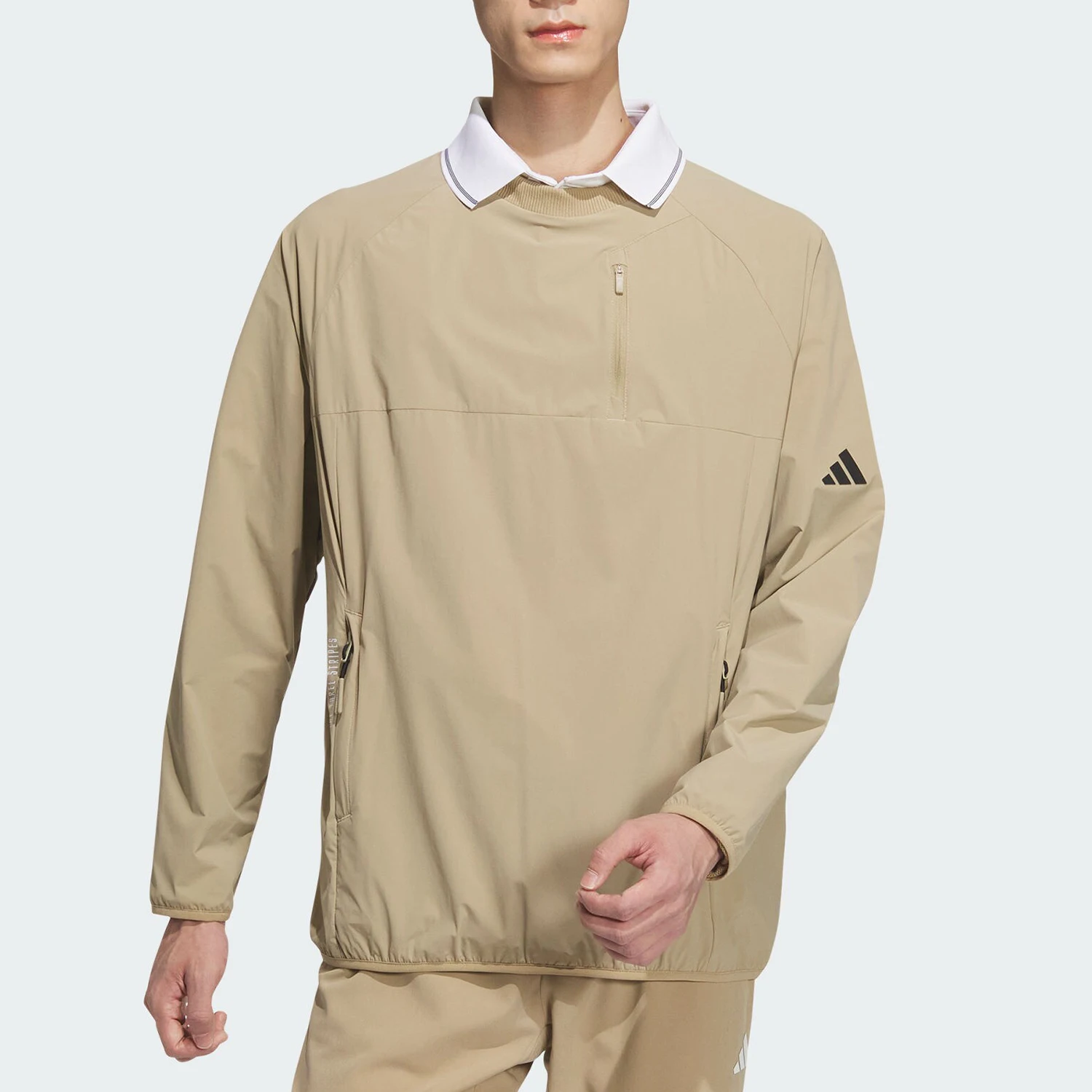Adidas Authentic New Men's Round Neck Loose Sport Golf Long Sleeve IM6422