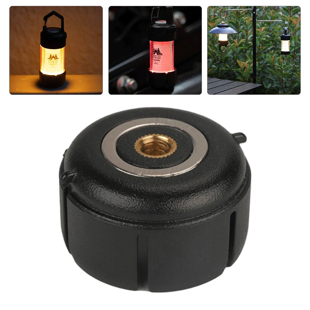 

Магнитное основание для кемпингового фонаря, светодиодная подставка для кемпингового фонаря с сильным креплением, основание для аварийного освещения, портативная подставка для палаточной лампы с магнитом для ML4