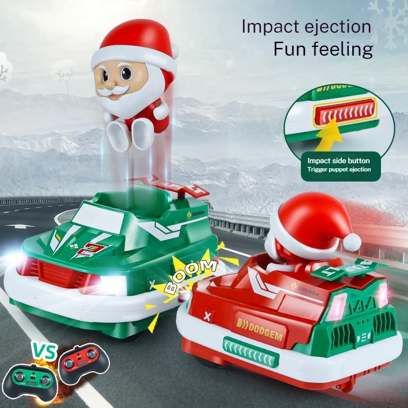 New Remote Control Battle Bumper Car Drifting Kart Racing Ejection Collision Car Parent-Child Multiplayer Interactive Toy Gift