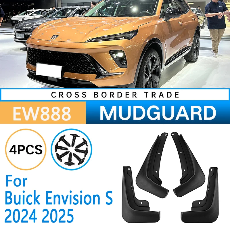 

Auto Parts For Buick Envision S 2024 2025 New Car Fender Mudguard Mud Lining Flaps Guard Splash Flap Car Exterior Accessories