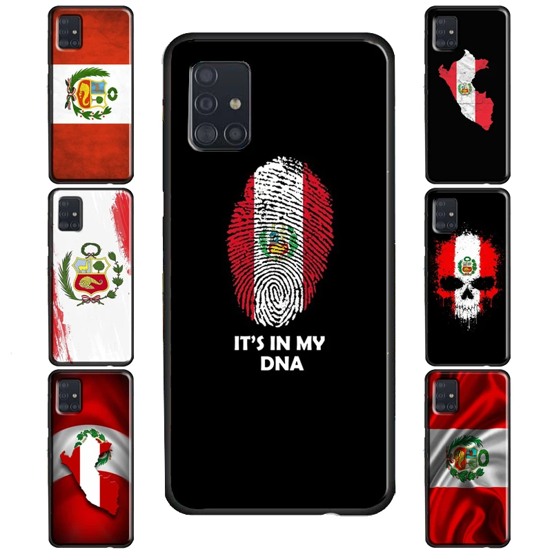 Peru Flag Coat Of Arms Case For Samsung Galaxy S20 FE S22 S21 Ultra S8 S9 S10 Note 10 Plus S10e Note 20 Ultra