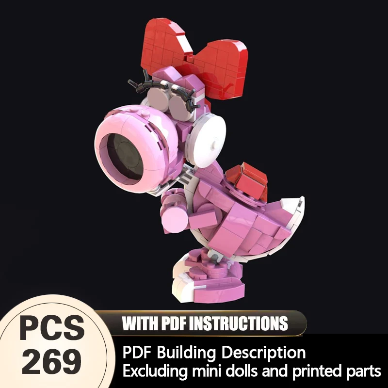 

Creators Animal Series Model MOC Building Bricks Cute Cartoon Bird Modular Technology Gifts Holiday Assemble Children Toys Suit
