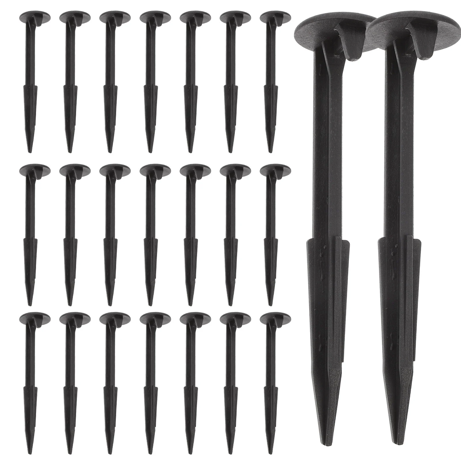 24 Pcs Ground Nail Inflatable Stakes Replacement Camping Outdoor Plastic Spikes for Yard Tent