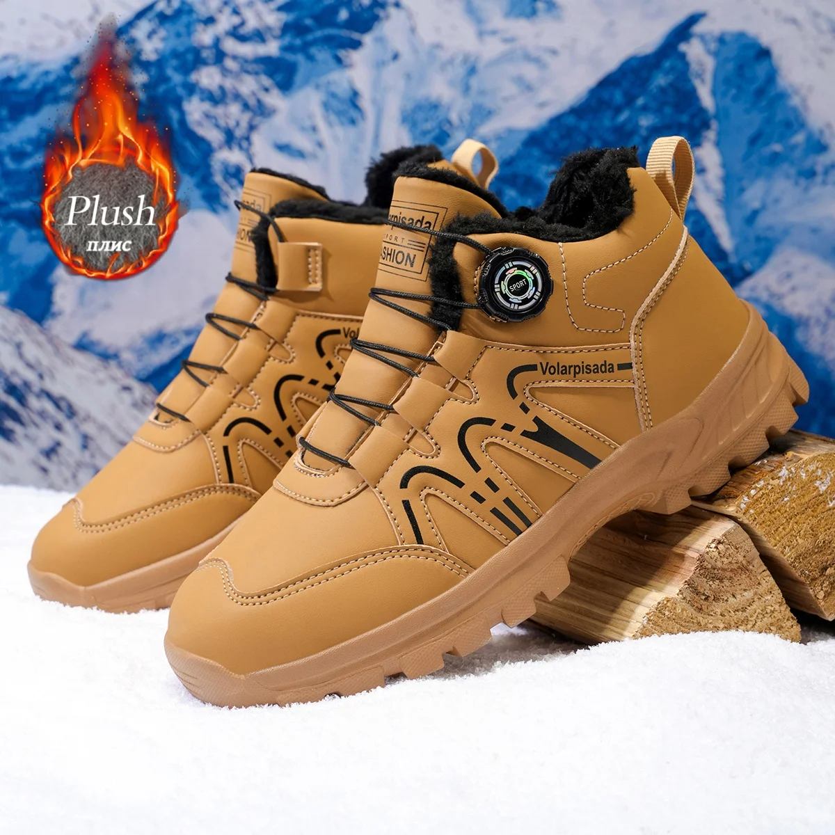 Botas de Neve Unissex Forradas - Waterproof Winter Boot avaliação e preço