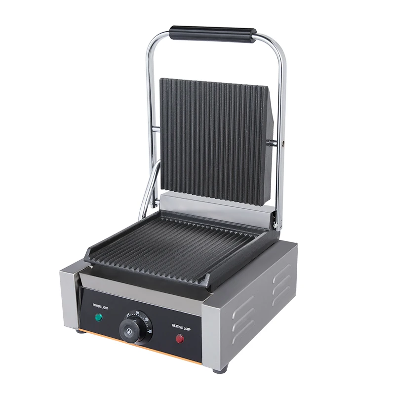 High Quality Panini Grill Machine Commercial Electric Panini Contact Grill 811E