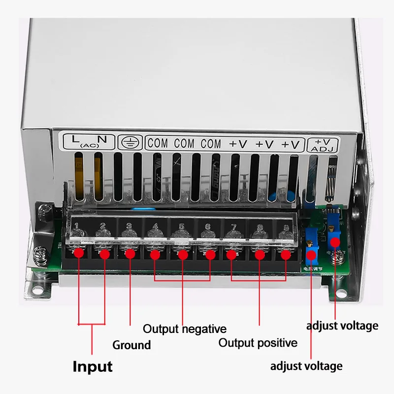 MZMW Switching Power Supply MSK800 800W 12/24V 36V 48v 60V 72V 80V 110V 150V 220V AC/DC Single Output Current&Voltage Adjustable