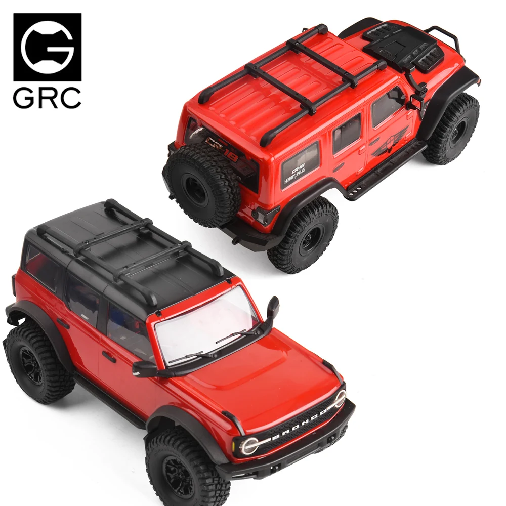 سقف مقصورة الأمتعة/رف الأمتعة قذيفة السيارة اكسسوارات الديكور ل 1/18 Traxxas Trx4m 1/24 محوري Scx24 Rc الزاحف سيارة