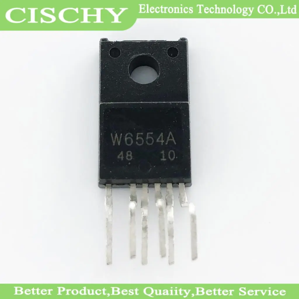 5pcs/lot STRW6554A TO220F-6 STR-W6554A STRW6554 W6554 TO-220F In Stock