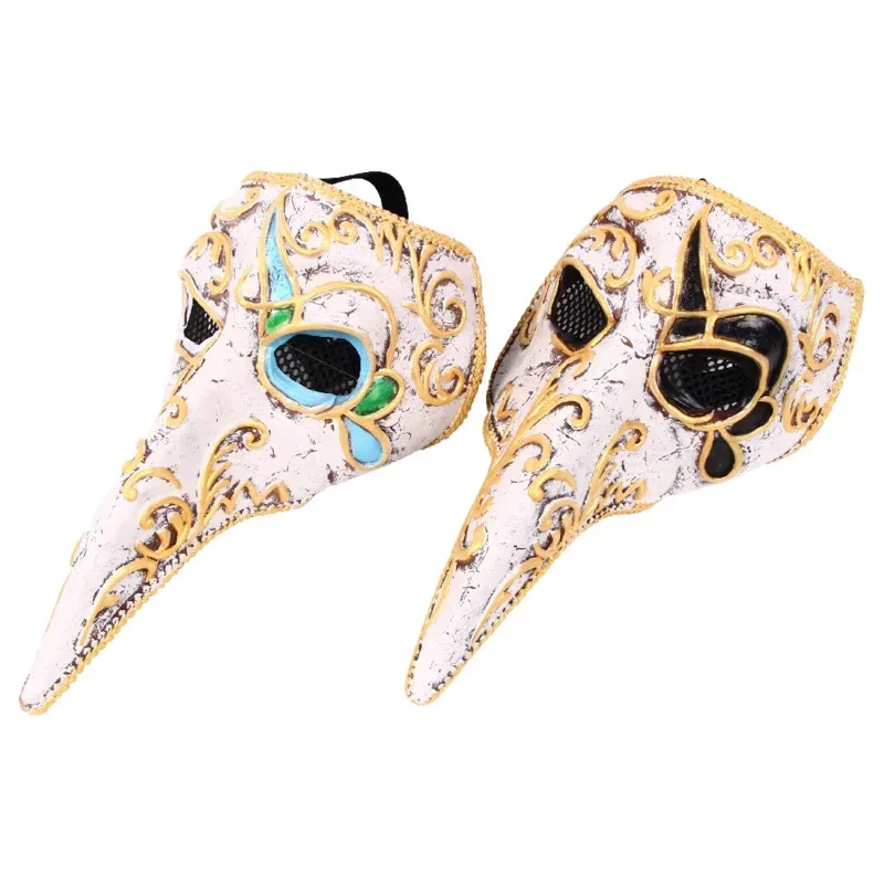 قناع طبيب الطاعون، أقنعة طويلة من اللاتكس، أرستقراطيية فاخرة، غراب الطيور، إكسسوار الهالوين U