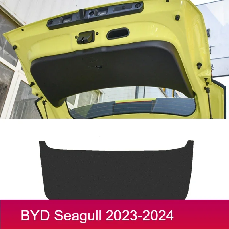 

Car Luggage Door Protection PU Leather Mat Trunk Mat Interior Decoration Pad For BYD Seagull 2023-2024