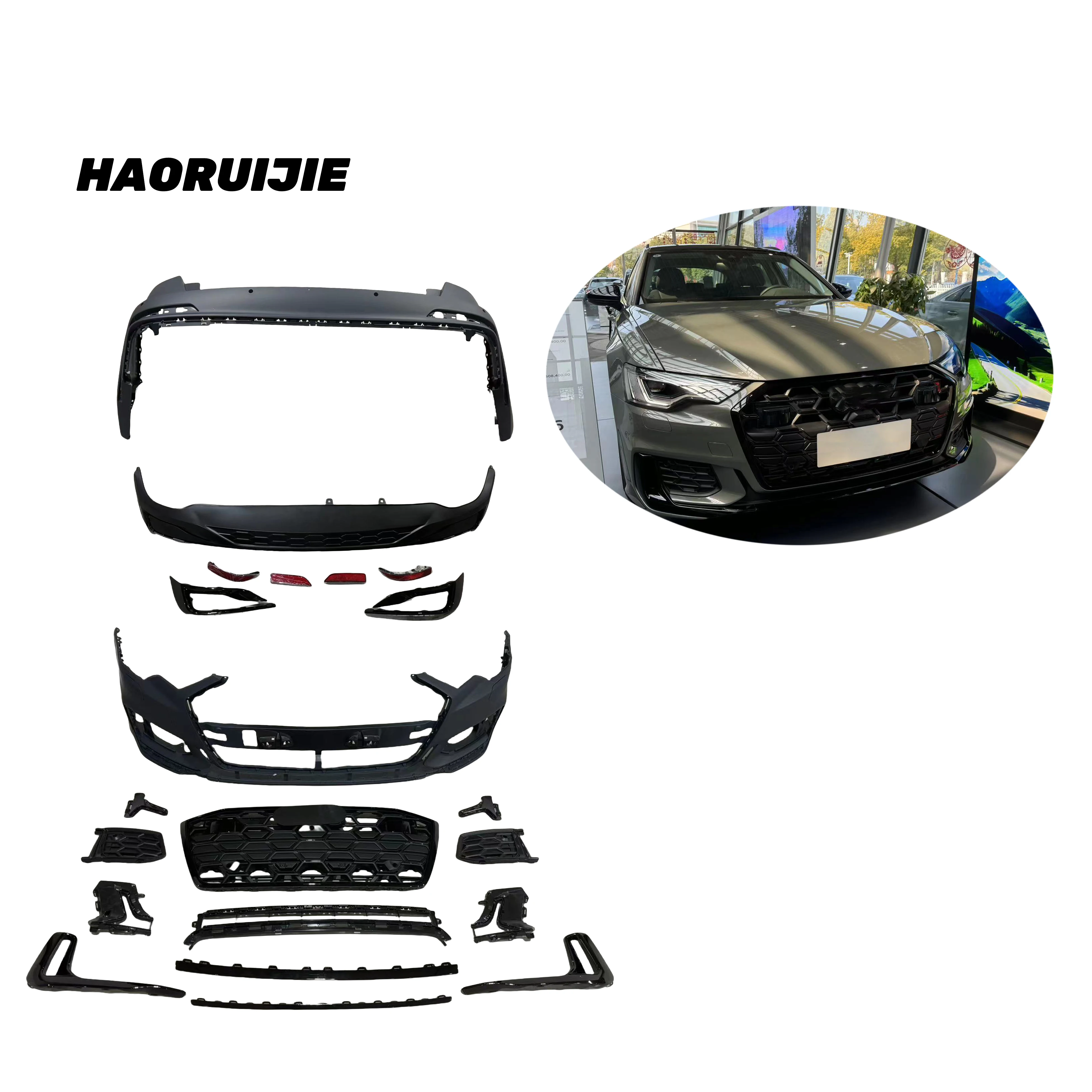 

Body Kit for 19-25 Audi A6 Upgrade S6 Front and Rear Bumper Body Upgrade Parts Automotive Parts Facelift Body Kits