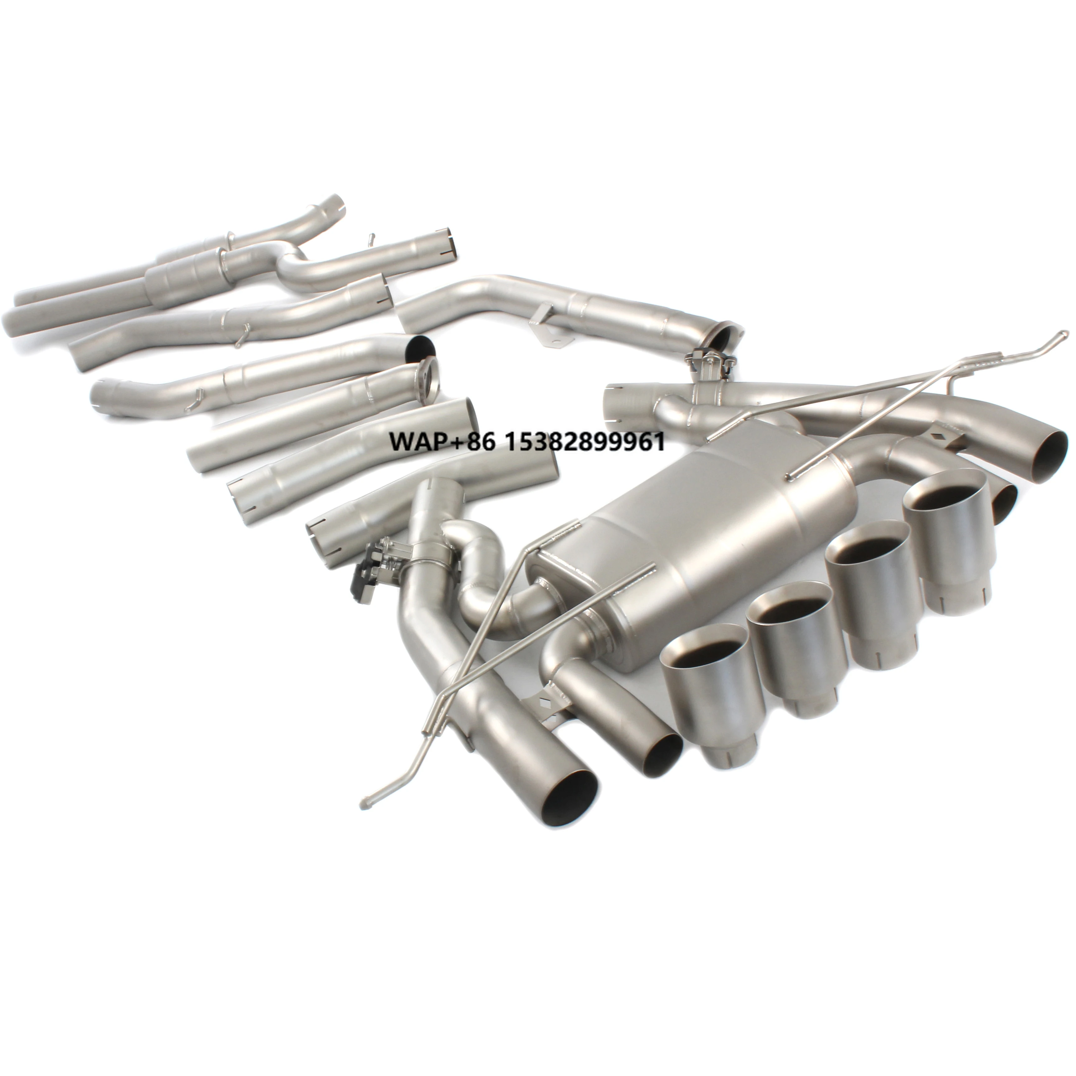 Factory Equal Length Mid Pipe Car Exhaust Systems 304 Stainless Steel Exhaust Pipe for  M3/M4 F80 F82 F83 S55 3.0T