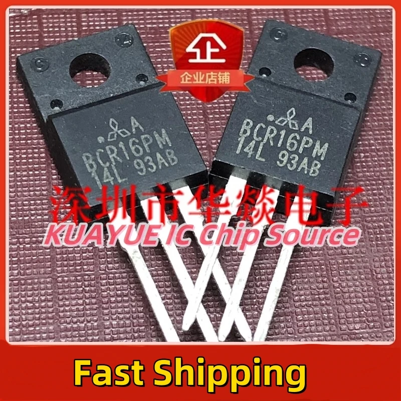 10PCS-30PCS   BCR16PM-14L   TO-220F  600V  16A  Fast Shipping Quality Guarantee