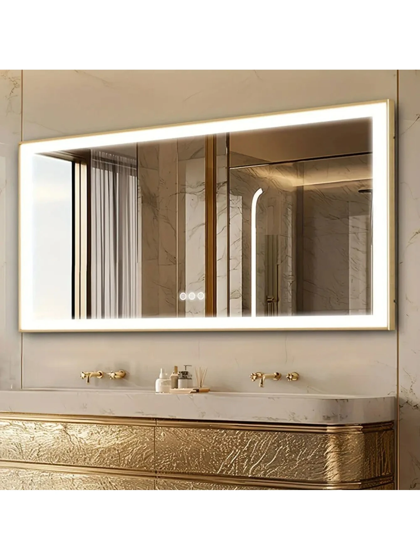 Large LED Bathroom Mirror