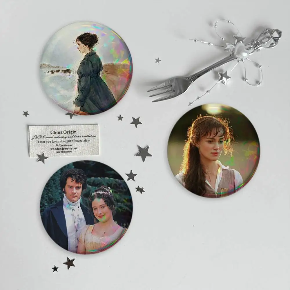 Classic P-Pride and P-Prejudice Brooches Cartoon Badge Pins Backpack Hat Accessories Friend Gift