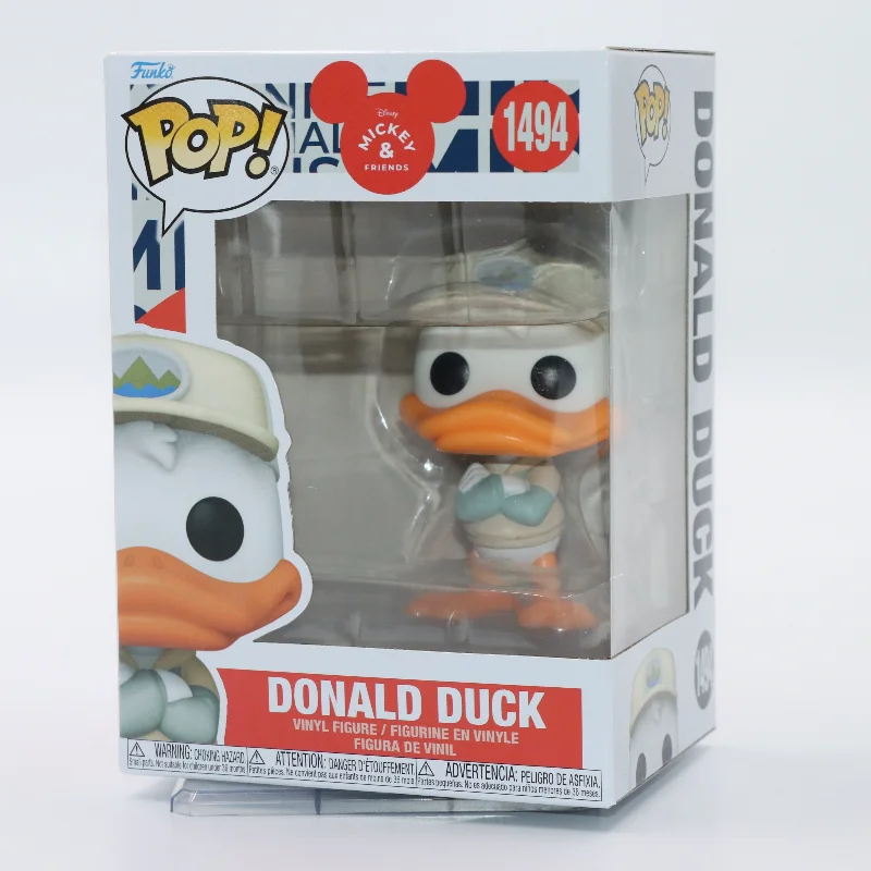 Funko POP оригинальная фигурка Диснея с Микки Маусом Дональда Дака, коллекционная игрушка, украшение для рабочего стола, Рождественский подарок для мальчиков и девочек