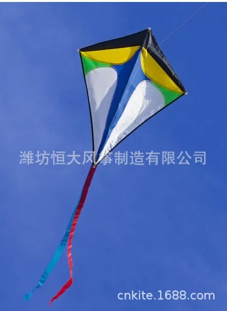 Weifang Kite Diamond Kite Diamond Diamond Colored Multi color Rainbow Diamond Kite kids birthday gift