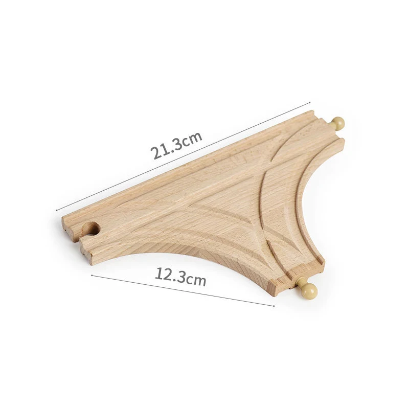 Wooden Track Accessories Beech Wood Track For Thomas Train Traffic Car Railway Toy Wooden Assembly Children Combination Toy Gift