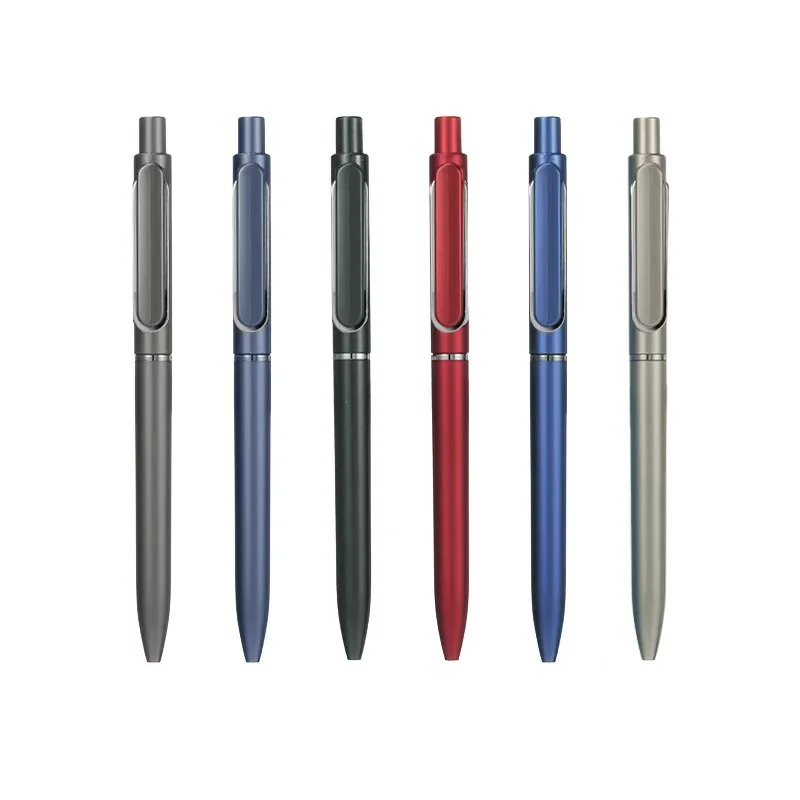 Multifunction Gel Pens Gravity Sensor Metal Retractable Ballpoint Pen 6 Color 0.5mm Mechanical Pencil