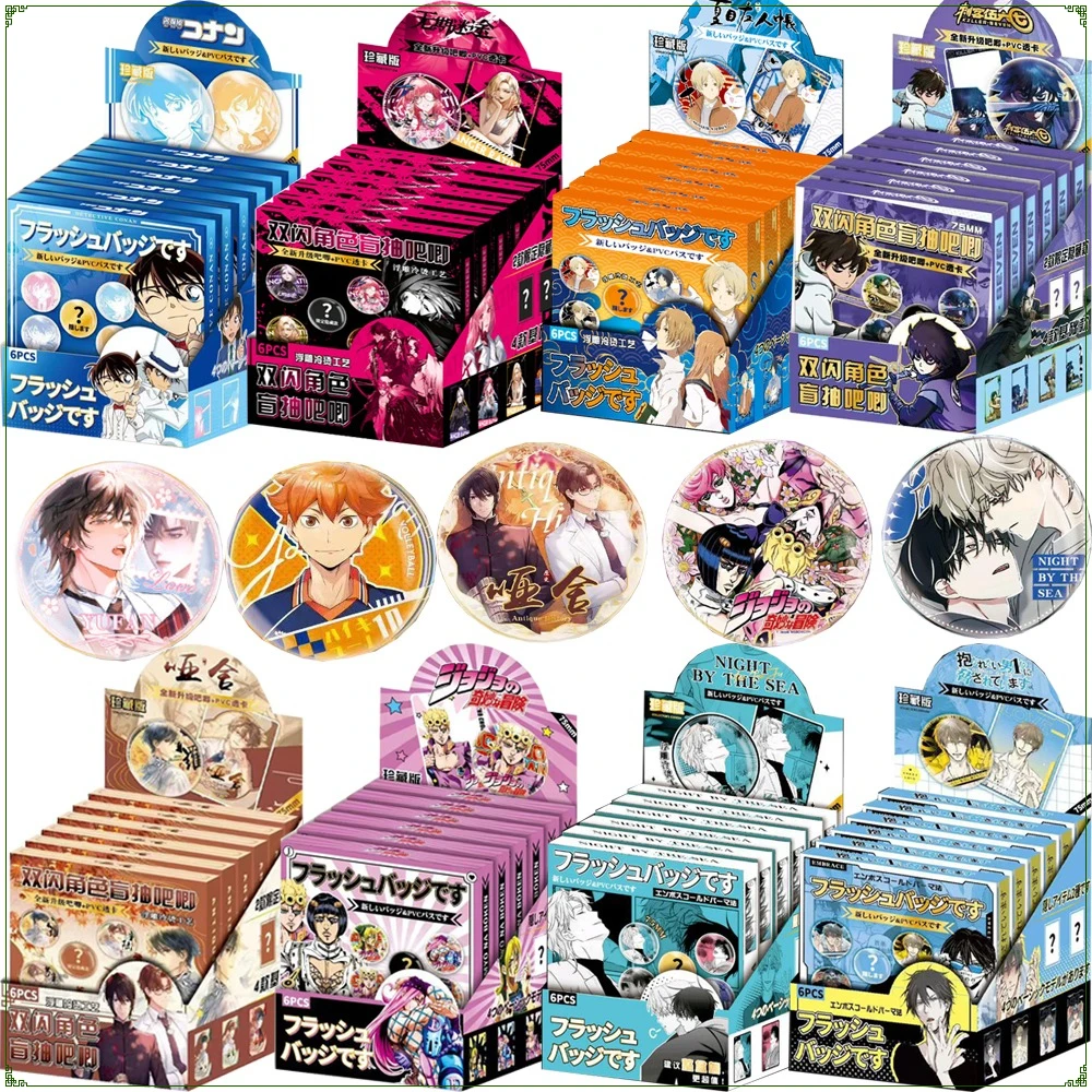 شخصيات محبوبة للغاية محيطية 75 مللي متر شارة فلاش مزدوجة لطيف الكرتون بروش عملي ل اكسسوارات الديكور هدايا الاطفال