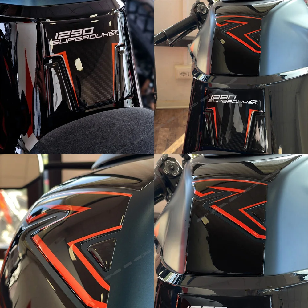 1290 R Super Duke 3D Epoxy Resin Sticker Tank Pad Protection Kit for KTM 1290 Super Duke R 2022-2023