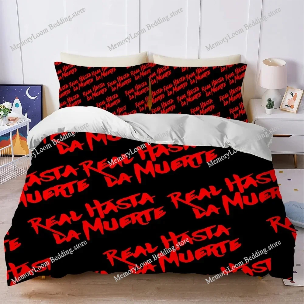 

Rapper Anuel AA Music Duvet Cover Set Home Style Bedding Soft Laundry Cotton Bed Four Seasons Student Dormitory Home Textile741
