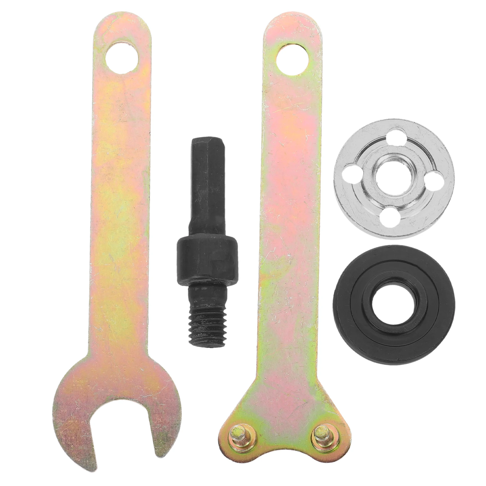 

1 set Angle Drill Adapter Set Electric Grinder Converter Attachment Stainless Steel Connecting Rods for Wood Jade Furniture