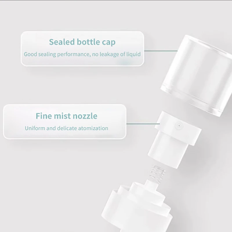 المحمولة 30/60/100 مللي زجاجات إعادة الملء البلاستيك الشفاف رذاذ عطر زجاجة رذاذ فارغة صغيرة إكسسوارات السفر