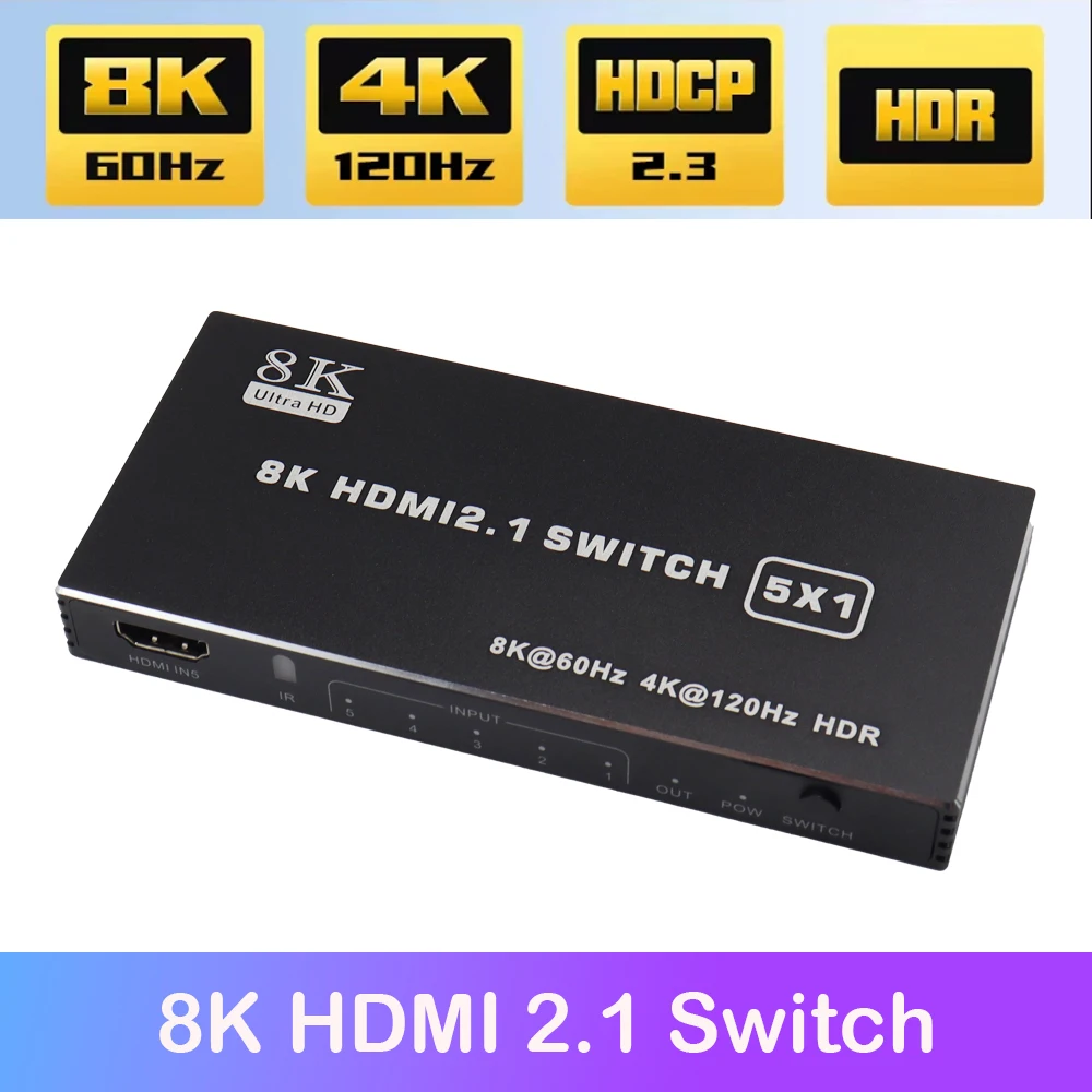 8K Hdmi 2.1 5 In 1 …