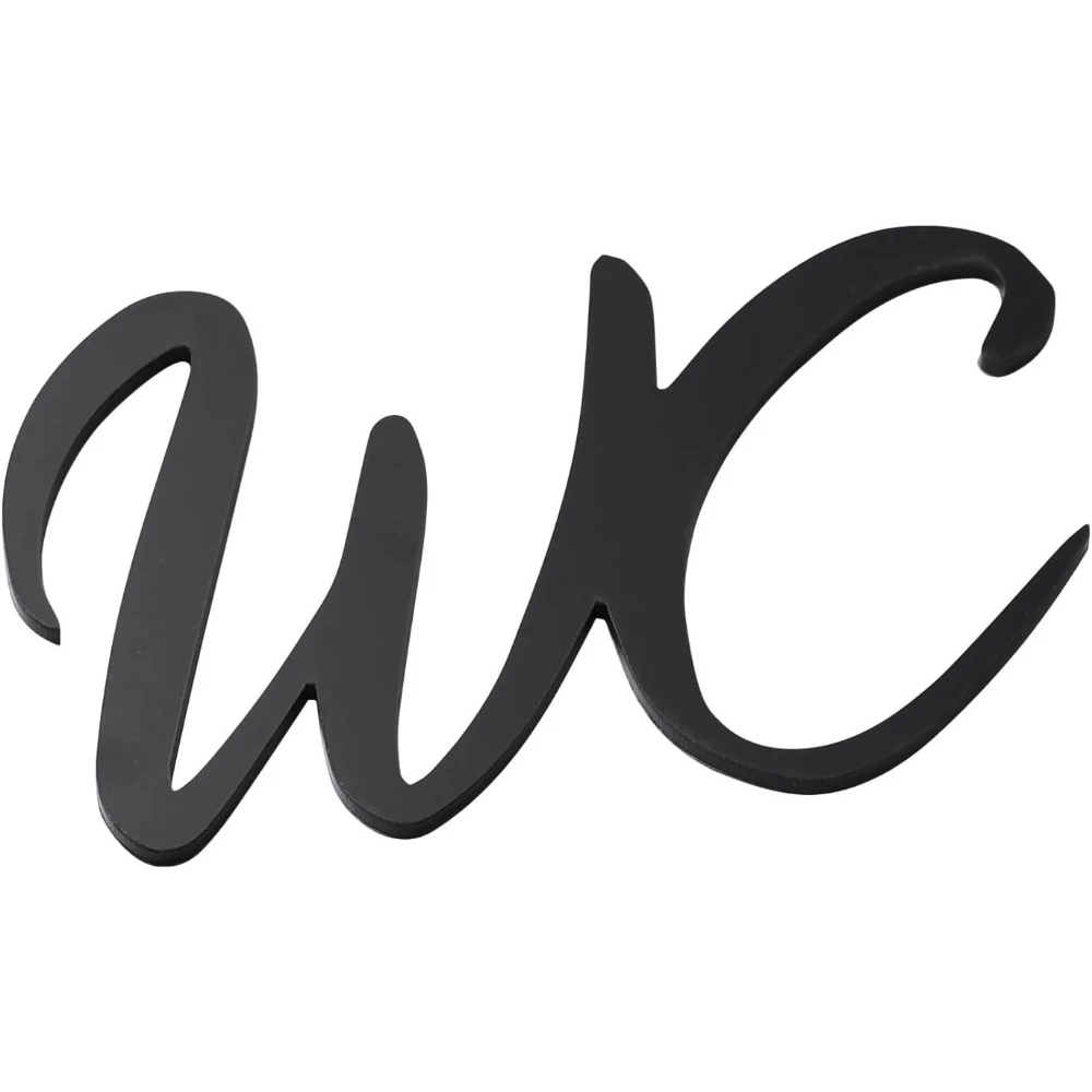 

3D акриловые буквы для туалета, вывески с логотипом, индивидуальный логотип для использования в помещении и на открытом воздухе для магазина, настенный логотип компании, лазерная резка